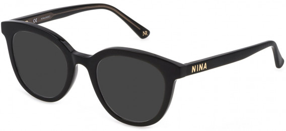 Nina Ricci VNR253 sunglasses in Shiny Black
