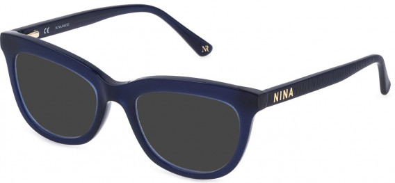 Nina Ricci VNR252 sunglasses in Shiny Opal Dark Blue