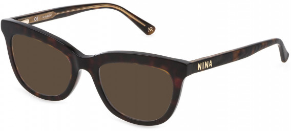 Nina Ricci VNR252 sunglasses in Shiny Dark Havana