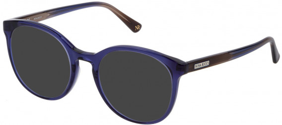 Nina Ricci VNR239 sunglasses in Transparent Blue