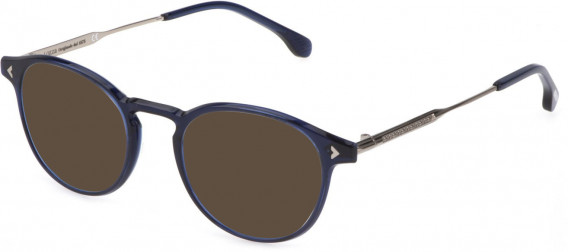 Lozza VL4298 sunglasses in Shiny Transparent Blue