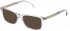 Lozza VL4292 sunglasses in Shiny Transparent Grey