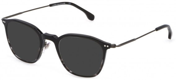 Lozza VL4267 sunglasses in Shiny Black Gradient Grey Havana