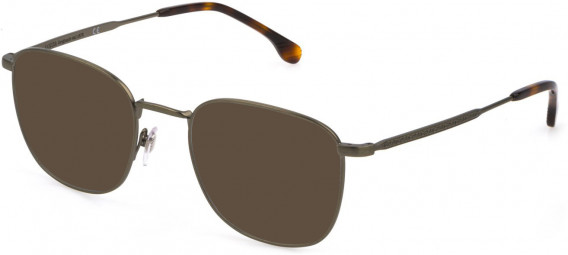 Lozza VL2398 sunglasses in Matt Antique Grey/Green