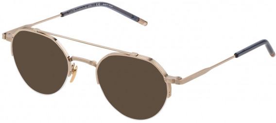 Lozza VL2363 sunglasses in Shiny Total Rose Gold