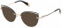 Furla VFU583 sunglasses in Rose Gold/Black