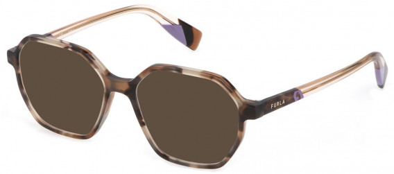 Furla VFU578V sunglasses in Shiny Brown Havana