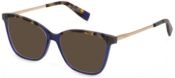 Furla VFU543 sunglasses in Pattern Blue