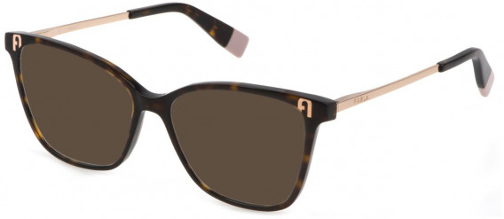 Furla VFU543 sunglasses in Shiny Dark Havana