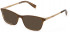 Furla VFU494 sunglasses in Striped Brown/Gold