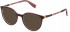 Furla VFU493 sunglasses in Striped Bordeaux/Pink