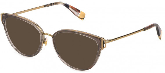 Furla VFU444 sunglasses in Grey/Crystal Melange