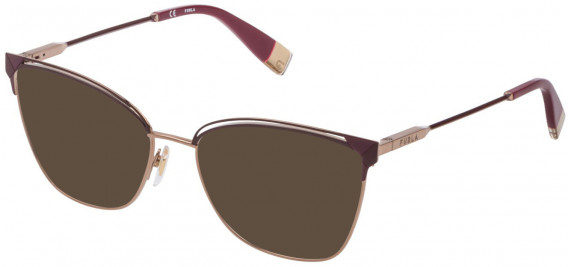 Furla VFU396 sunglasses in Shiny Red Gold