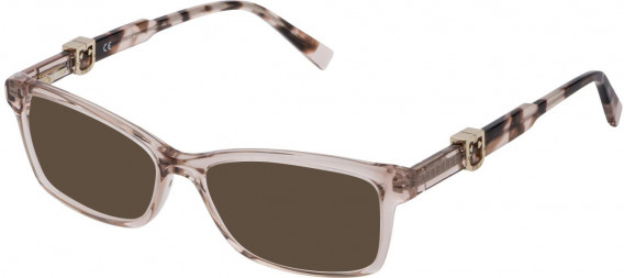 Furla VFU378 sunglasses in Shiny Transparent Beige
