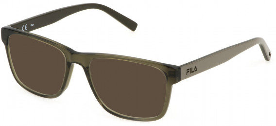 Fila VFI219 sunglasses in Shiny Olive Green