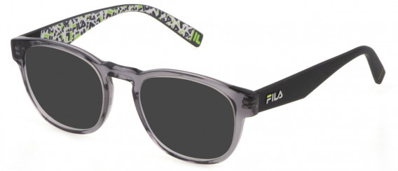 Fila VFI211 sunglasses in Shiny Transparent Grey