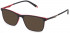 Fila VFI123 sunglasses in Red/Grey