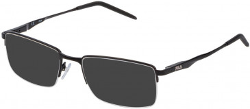 Fila VF9989 sunglasses in Total Shiny Black