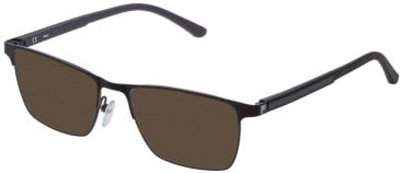 Fila VF9984 sunglasses in Semi Matt Black