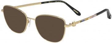 Chopard VCHF17S sunglasses in Shiny Total Rose Gold