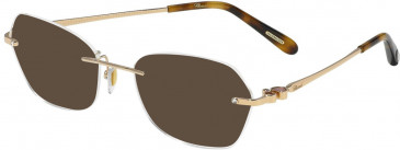 Chopard VCHD80S sunglasses in Shiny Copper Gold