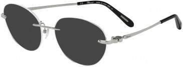 Chopard VCHD79S sunglasses in Shiny Full Palladium