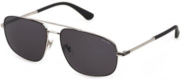 Police SPLE04 sunglasses in Shiny Palladium