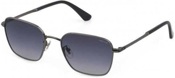 Police SPLE03 sunglasses in Matt Vintage Palladium