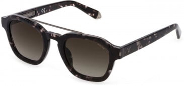 Police SPLC47 sunglasses in Shiny Grey/Black Havana