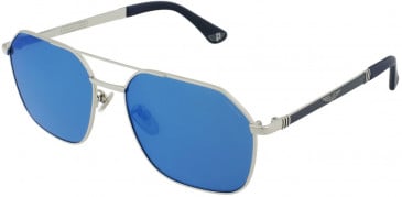 Police SPLC34 sunglasses in Shiny Palladium/Blue