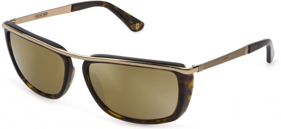 Police SPLB45 sunglasses in Shiny Grey Gold