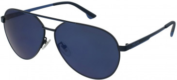 Police SPLB37 sunglasses in Matt Full Dark Blue