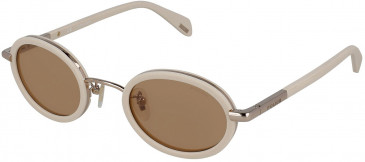 Police SPLA21 sunglasses in Shiny Light Gold