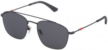 Police SPL996 sunglasses in Matt Full Gray