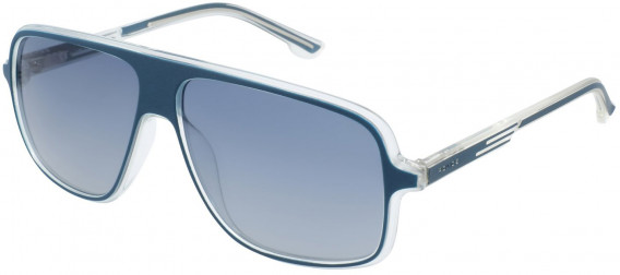 Police SPL961 sunglasses in Blue Top/Crystal