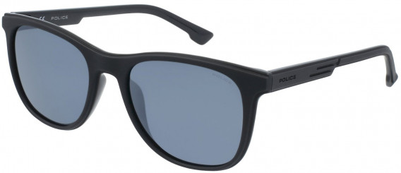 Police SPL960 sunglasses in Shiny Black/Semi Matt
