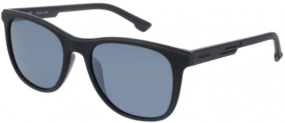 Police SPL960 sunglasses in Shiny Black/Semi Matt