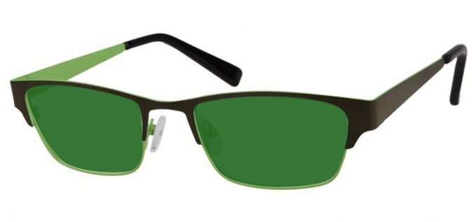 Sunglasses in Green/Light Green