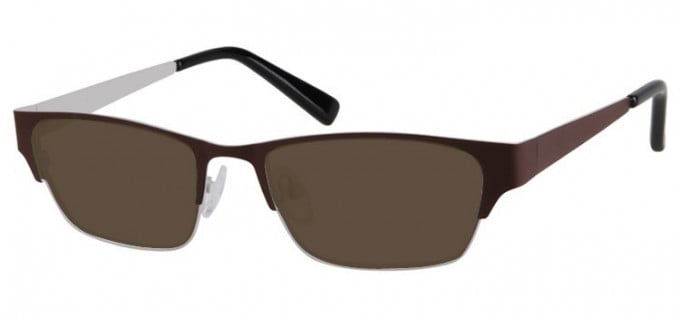 Sunglasses in Coffee/Grey
