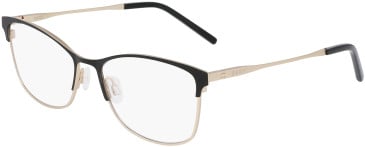 DKNY DK1028 glasses in Black/Gold