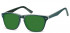 Sunglasses in Green/Blue