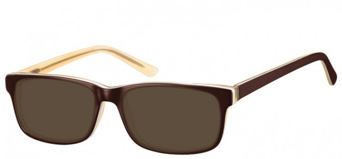Sunglasses in Brown/Orange