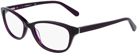 Marchon M-5016 glasses in Eggplant Crystal