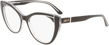 Karl Lagerfeld KL6078 glasses in Black/Crystal
