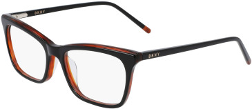 DKNY DK5046 glasses in Black/Honey Tortoise