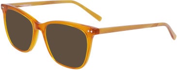 Marchon M-5507-55 sunglasses in Amber Crystal/Horn