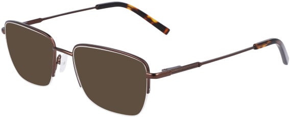 Marchon M-2020-53 sunglasses in Matte Brown