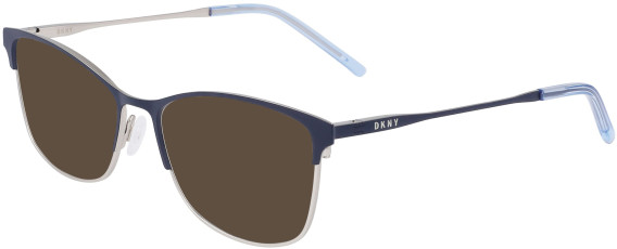 DKNY DK1028 sunglasses in Navy/Silver