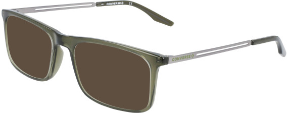 Converse CV8001 sunglasses in Crystal Dark Moss