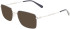 Calvin Klein Jeans CKJ21222 sunglasses in Light Ruthenium/Dark Blue